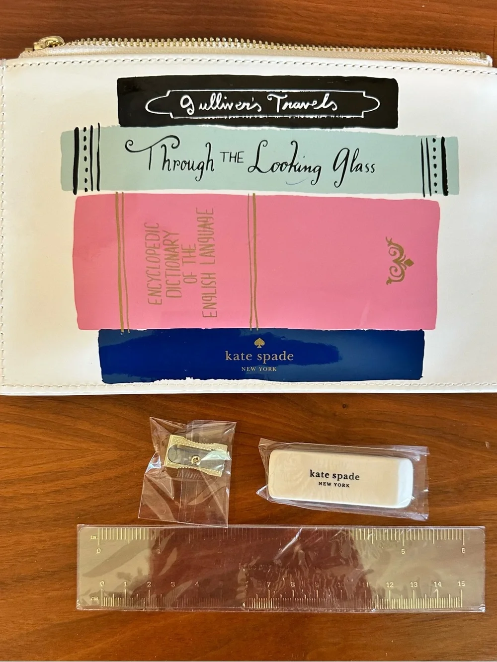 Kate Spade New York - Stack of Classics Pencil Case